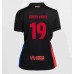 Maillot de foot Barcelona Lamine Yamal #19 Extérieur vêtements Femmes 2024-25 Manches Courtes